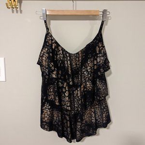 Magicsuit top in animal print